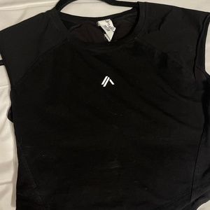 Velocity Crop Tee - Blackout